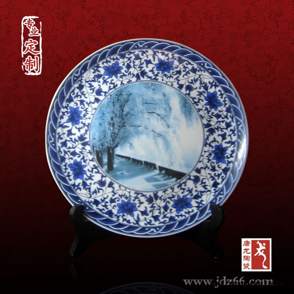 春节礼品瓷盘设计 陶瓷纪念盘厂家图6
