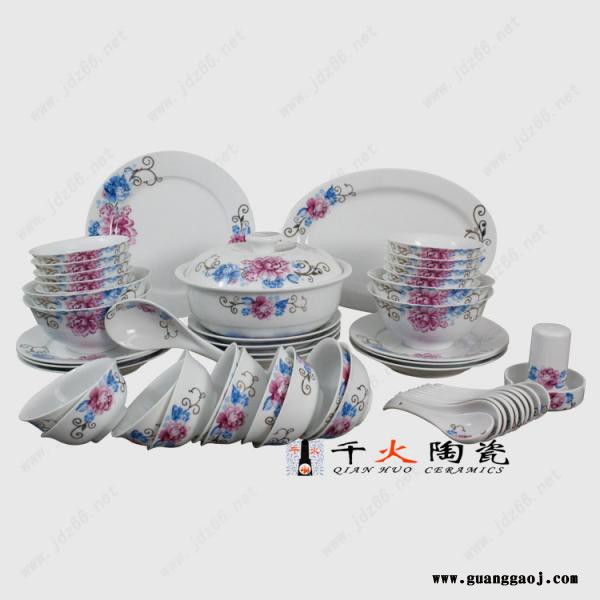 千火陶瓷 高白瓷精美套装餐具定制图6