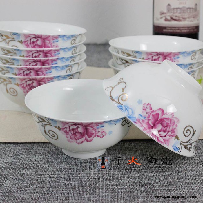 千火陶瓷 高白瓷精美套装餐具定制图4