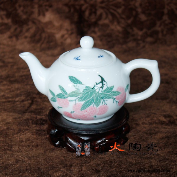 手绘茶具定制 手工陶瓷茶具价格图1