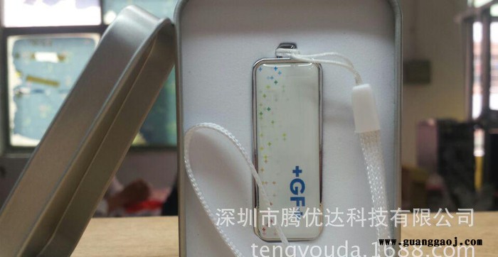 金属 滴胶旋转礼品U盘   大气 时尚 创意 个性U盘直销