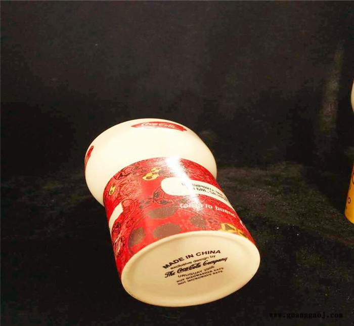 陶瓷杯可口可乐品牌礼品陶瓷杯创意礼品火炬杯定制促销礼品图3
