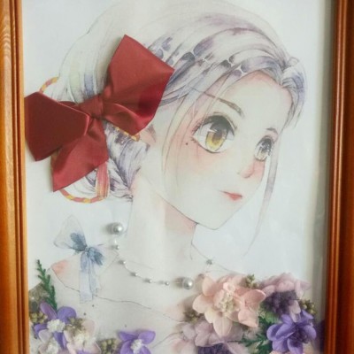 永生花相框 **永生花相框 三八妇女节创意礼品特色私人定制