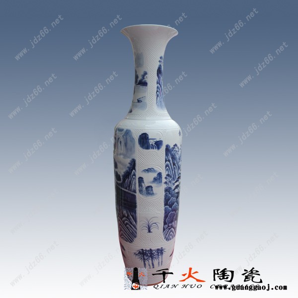 陶瓷大花瓶图片 礼品花瓶定制价格 落地大花瓶图4