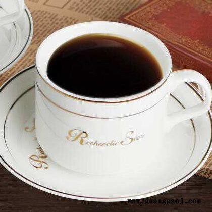 定制陶瓷咖啡杯带碟 景德镇陶瓷咖啡具印LOGO图5