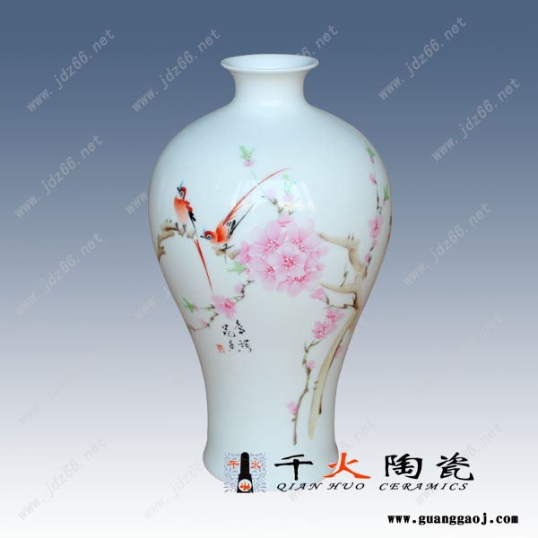 唐龙陶瓷 乔 乔迁花瓶定制图1