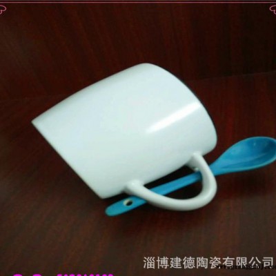 陶瓷插手咖啡杯色釉鼓肚子咖啡杯创意礼品促销礼品赠品定制LOGO