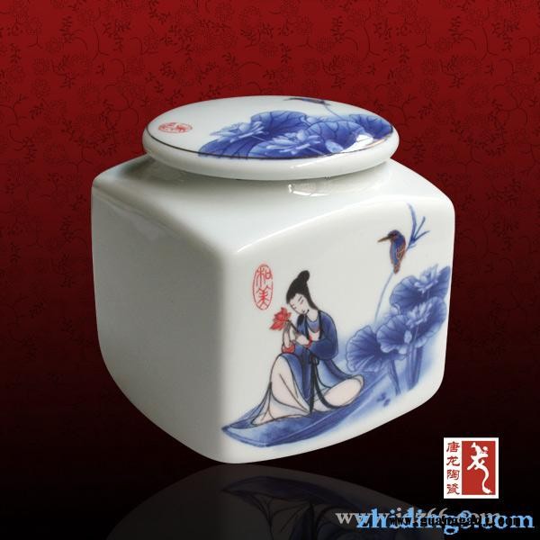 唐龙陶瓷  定做瓷器茶叶罐加字加LOGO图3