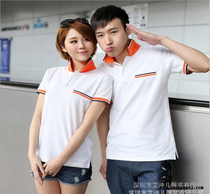 纯棉POLO衫定做广告衫工衣短袖印字翻领工作服T恤定制绣lo图2