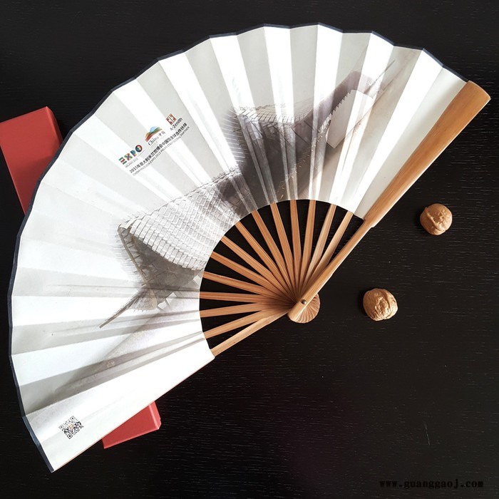 义和 扇子 菏泽礼品扇 绢扇定制 ** 全国供应图1