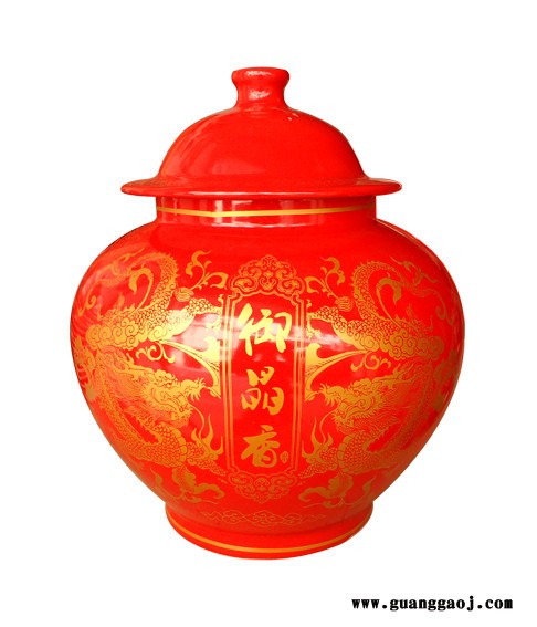 景德镇手绘陶瓷器茶叶罐红茶绿茶铁观音密封罐图3