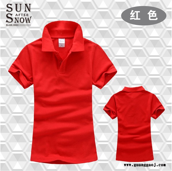 雪阳珠地棉翻领polo衫短袖 工作服工衣定做工厂现货直批印花刺绣图3