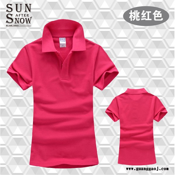 雪阳珠地棉翻领polo衫短袖 工作服工衣定做工厂现货直批印花刺绣图5