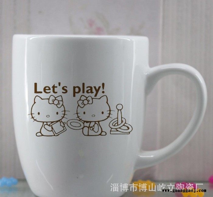 hello kitty个性陶瓷杯 创意马克杯 生日圣诞礼品咖图2