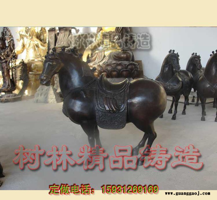 铜雕创意礼品 欧美家居摆件 铜雕马北京美院设计图3