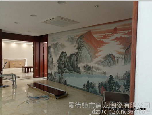 陶瓷瓷板画礼品定做景德镇陶瓷瓷板画定制厂家图2