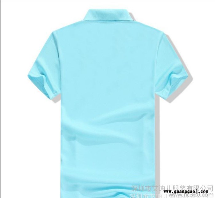 企业T恤定制短袖翻领polo衫定做 班服文化衫工作服广告衫印图3