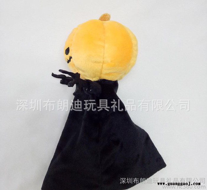 毛绒玩具礼品定做 万圣节吉祥物南瓜手偶 个性创意玩偶来图定制图2