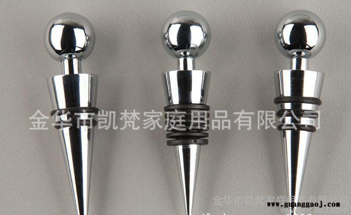金属锌合金酒瓶塞，硅胶红酒塞，塑料瓶塞，创意酒具礼品图2
