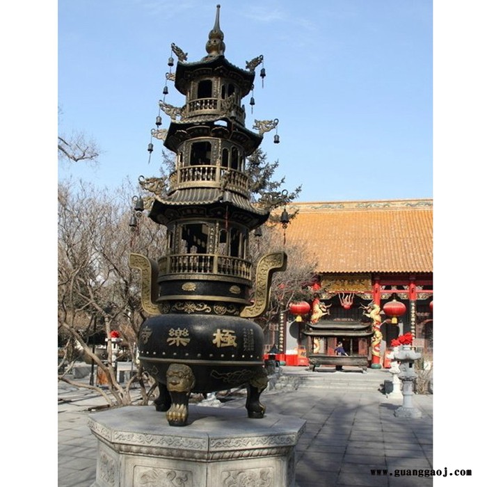 妙缘铜雕 定制仿古铜大克鼎 搬迁开业礼品铁鼎黄铜工艺品摆件图6