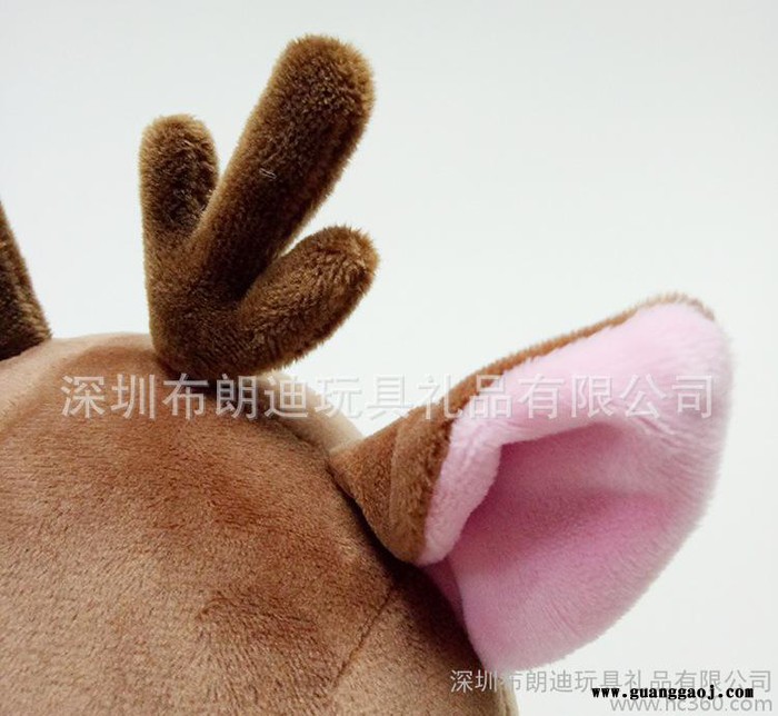 毛绒玩具礼品定做 景区吉祥物圣诞麋鹿公仔 个性创意玩偶来图定制图3