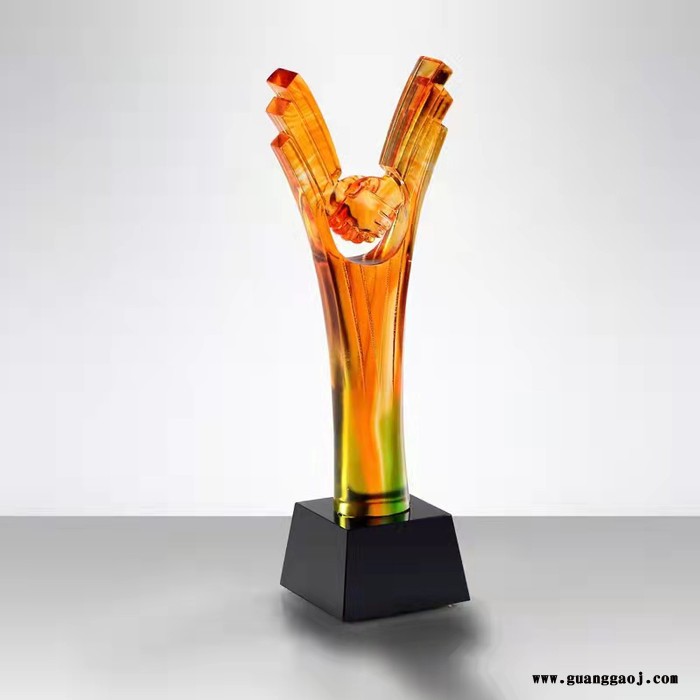 北京虎年奖杯原图虎年摆件礼品琉璃虎奖杯琉璃牛奖杯单位节日活动纪念品图6