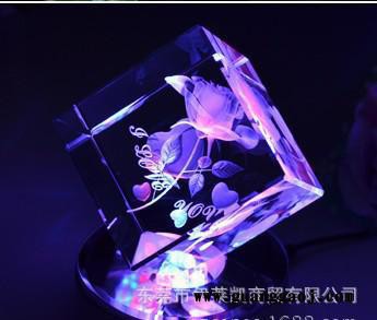 创意浪漫礼品 水晶内雕人像 情人节 女友生日礼物图2