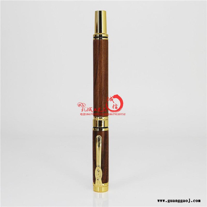 荔蒲县创意创意紫光檀木礼品笔出国送老外纪念礼品套装批发定制logo图3