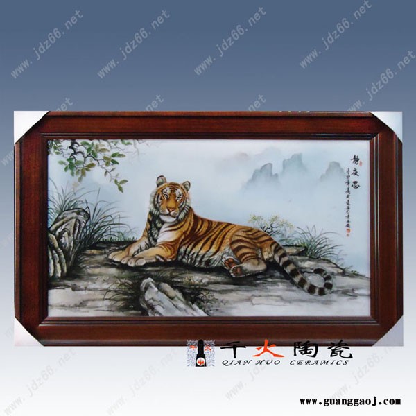 手工瓷板画会议礼品瓷板画陶瓷瓷板画定制厂家图1