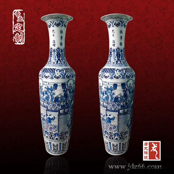 陶瓷大花瓶 景德镇大花瓶厂家 定制大花瓶图1