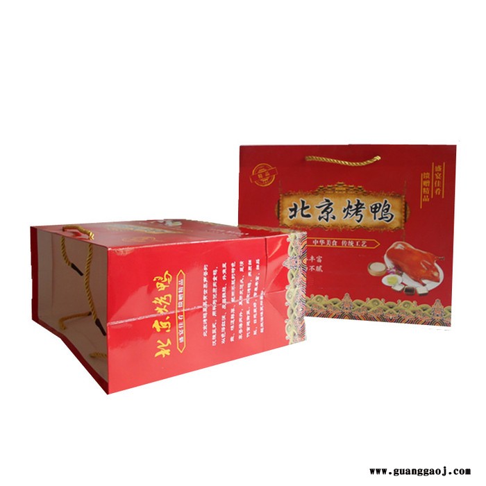 北京烤鸭通用手提袋、定制烧鸡扒鸡熏鸡烤鸭手提袋礼品袋图5