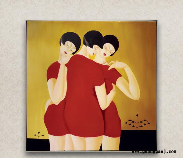 创意礼品礼品  人物 油 画订做生产加工图1