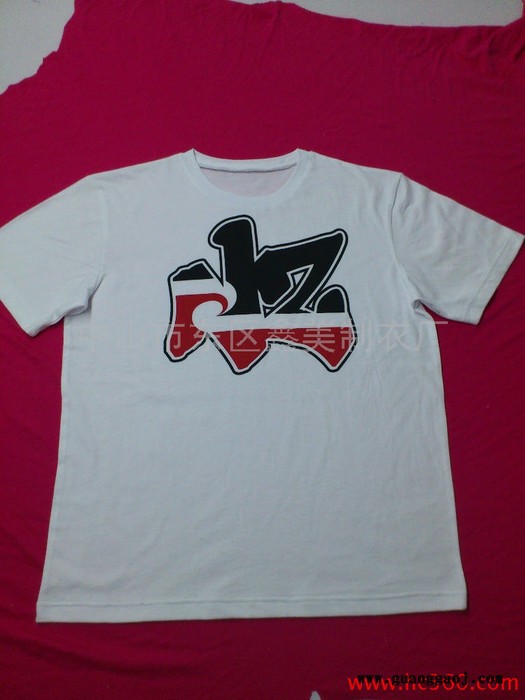 供应订做校庆服饰服装 男式广告衫订制文化衫丝印烫画图1