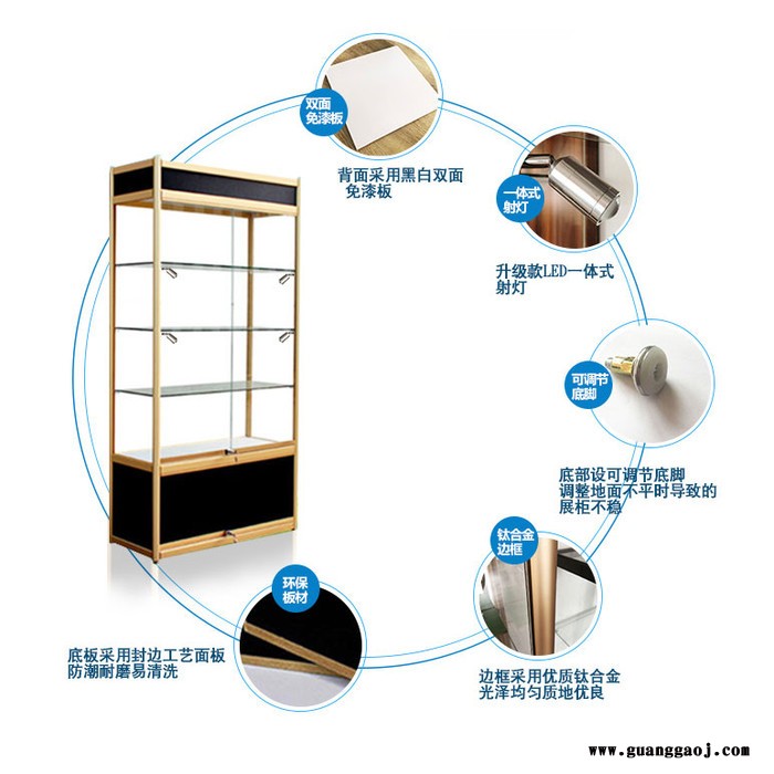 方元浩宇定制 礼品陈列柜收藏摆件陈列柜小乐高陈列柜家用