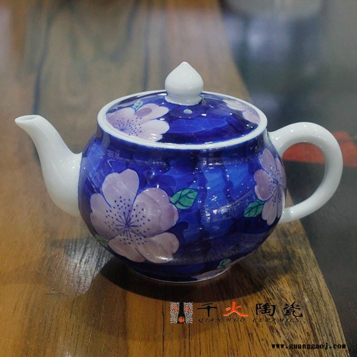 手工陶瓷茶具订制 景德镇手绘茶具套装图2