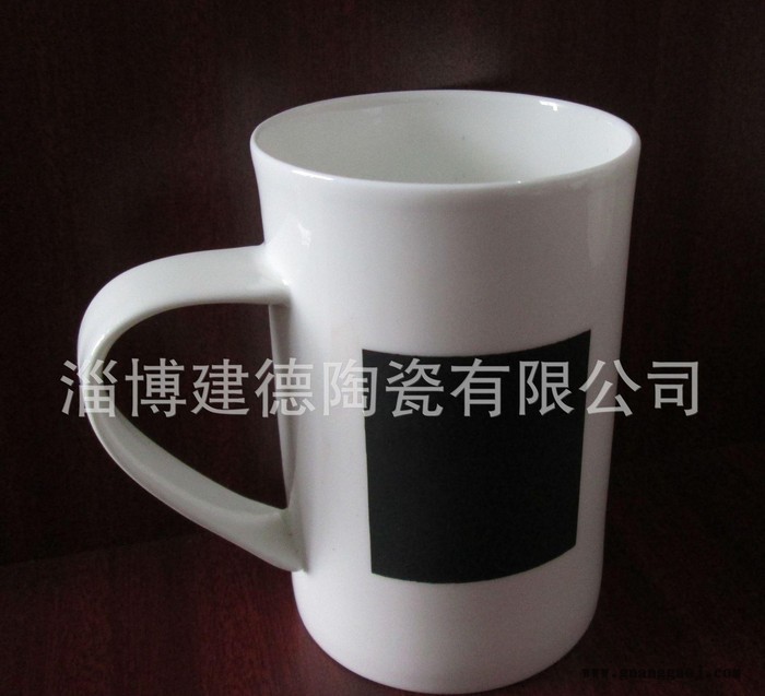 定制创意留言陶瓷杯 创意礼品杯 陶瓷粉笔杯 可写字的陶瓷杯子图2