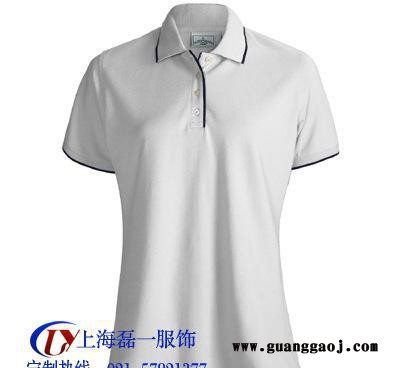 供应磊一服饰夏季女式短袖POLO衫定做上海厂家定制s-3xl