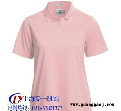 供应磊一服饰夏季女式短袖POLO衫定做上海厂家定制s-3xl图2
