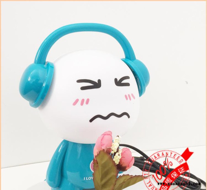 音乐耳麦男孩滑板小夜床头学习护眼台灯 创意礼品滑板男孩台灯图3