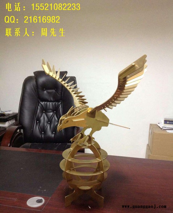 创意礼品,不锈钢工艺品,不锈钢工艺品 大展宏图 鹰 老鹰 不锈钢鹰