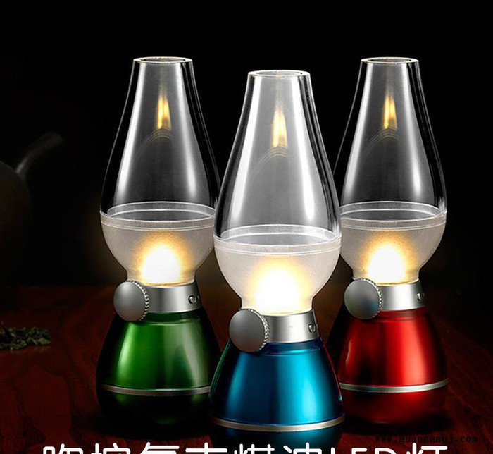 创意台灯精美礼品 led吹控复古台灯 成都时尚**赠品 拉萨图2