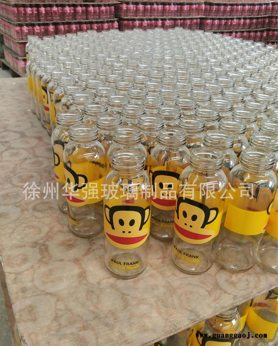玻璃杯耐高温水杯 玻璃运动水瓶 创意广告促销礼品杯子直销图2
