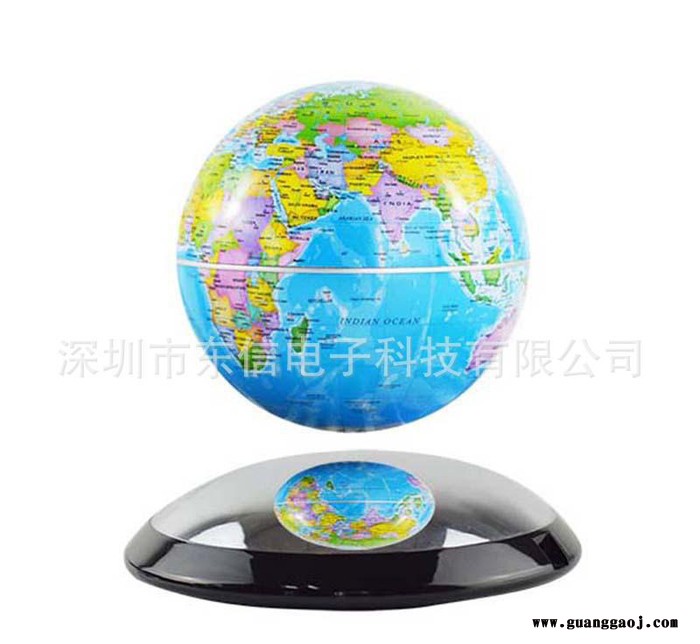 磁悬浮地球仪 6寸中英文半圆底座创意礼品地球仪一件代发图2