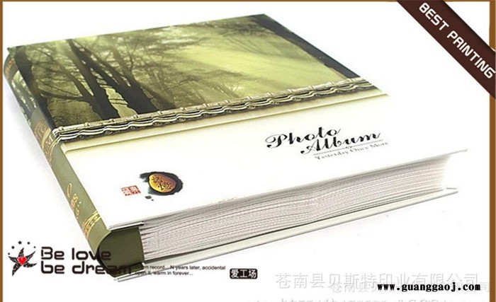 爱工场 创意礼品批发 复古风景相册影集插页式 纪念相薄像册本图2
