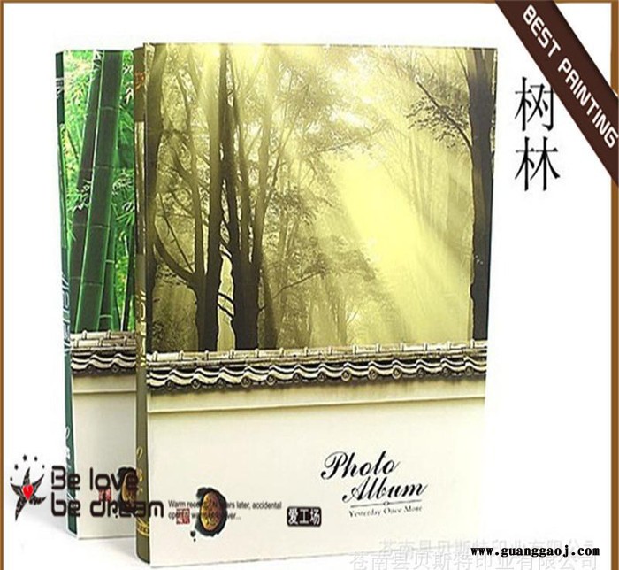 爱工场 创意礼品批发 复古风景相册影集插页式 纪念相薄像册本图3