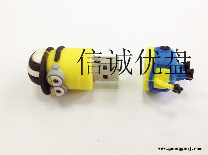 供应神偷奶爸卡通优盘 创意usb 个性u盘 可定做 100个起订