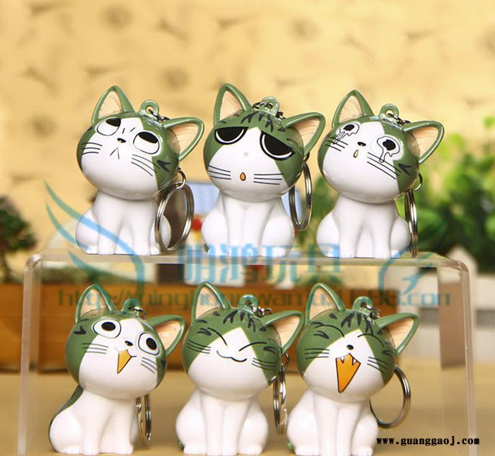 起司猫 搪胶精美礼品 创意高低端小礼品 直销饰品挂件图3
