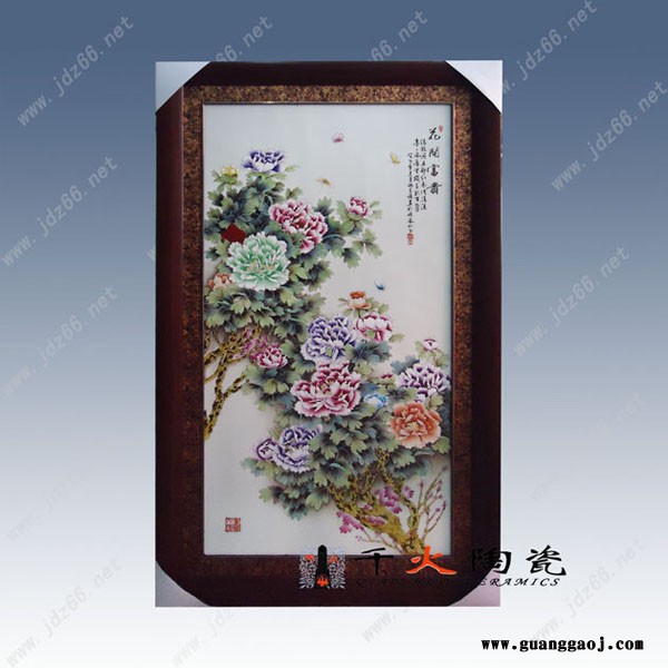 纯手工瓷板画会议礼品瓷板画陶瓷瓷板画定制厂家图3
