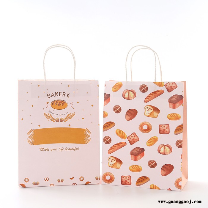 牛皮纸袋 礼品袋 外卖手提袋 定做服装店包装袋 外卖袋子 定制印刷图8