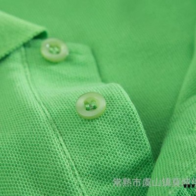 夏季翻领短袖广告衫定制t恤工作服定制厂服职业装定做印字绣lo